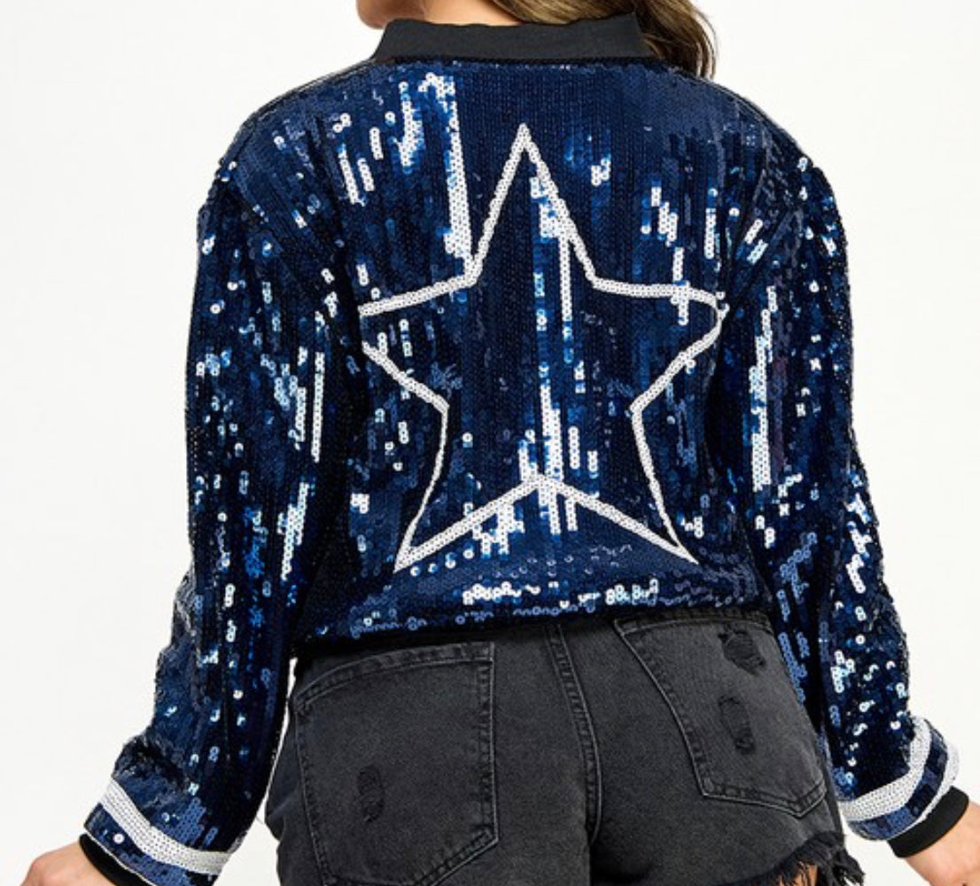 Dallas Cowboys Sequin Jacket