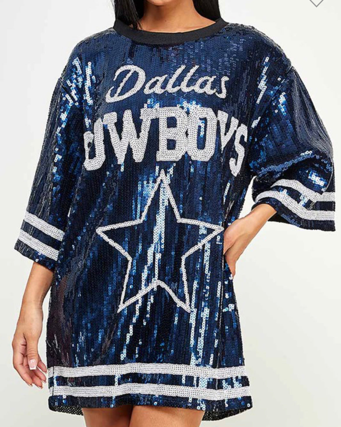 Dallas Cowboys Sequin Dress – Obsessed By Keish